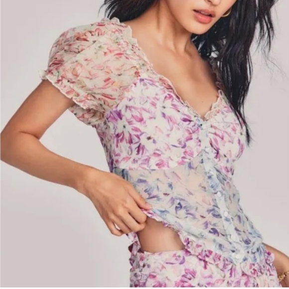 Bryant Top And Rhodes Skirt In Sweet Kisses - Picture 5 of 10